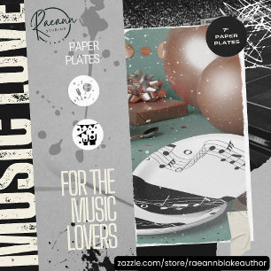 Music Themed Picnic & Party 7" Paper Plates
