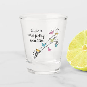 Music Themed Shot Glass