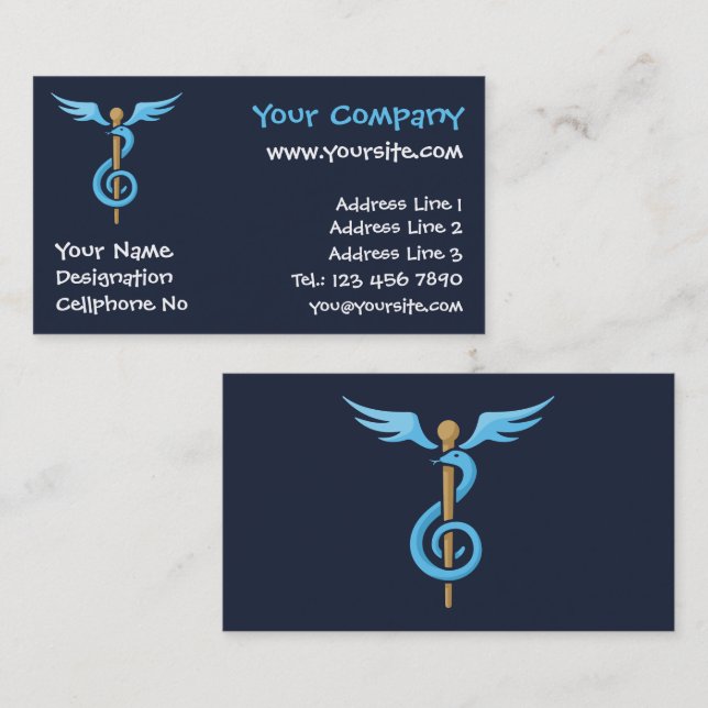 Music Therapy Business Card (Front/Back)