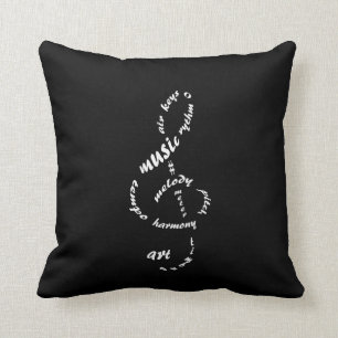 music to my ears cushion