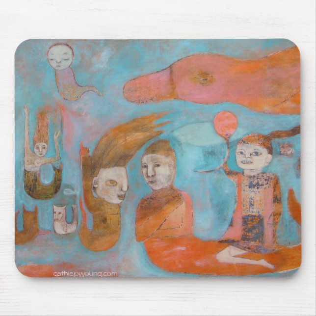 Music to Swim By Mouse Pad (Front)