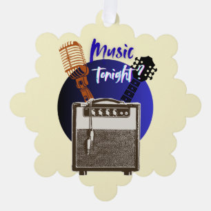 Music Tonight ? Tree Decoration Card