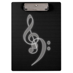 Music - Treble and Bass Clef Clipboard