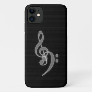 Music - Treble Bass Clef Barely There Case-Mate iPhone Case