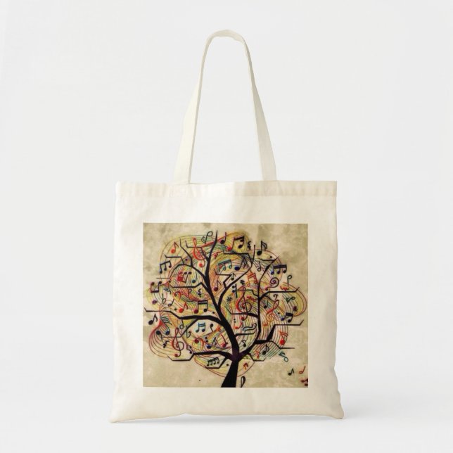 Music Tree Budget Tote Bag (Front)