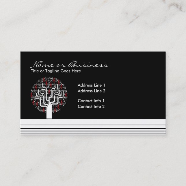 music tree business card (Front)