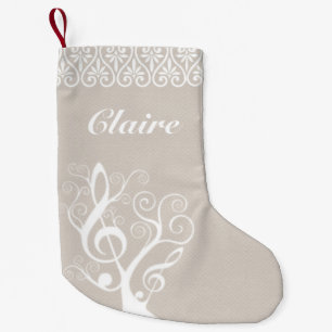 Music Tree Christmas Stocking