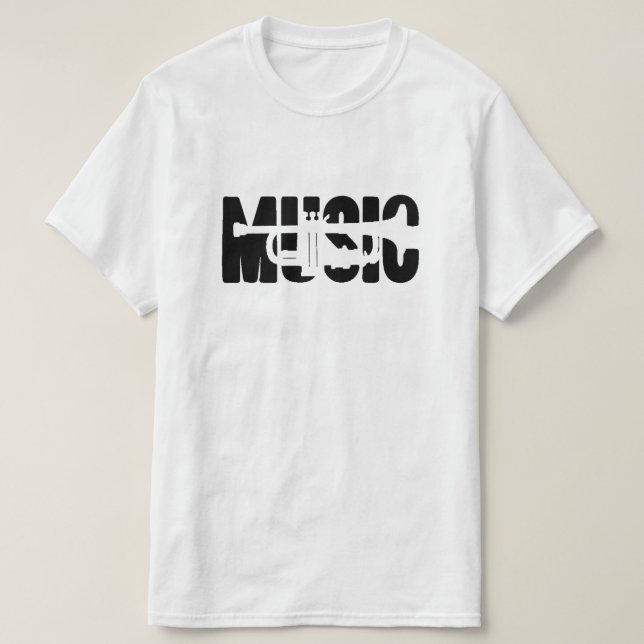 MUSIC (TRUMPET) T-Shirt (Design Front)