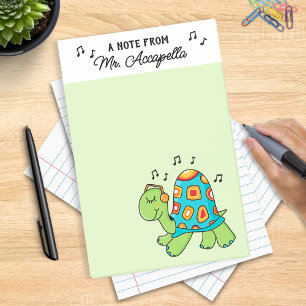 Music Turtle Music Teacher Customised  Post-it Notes