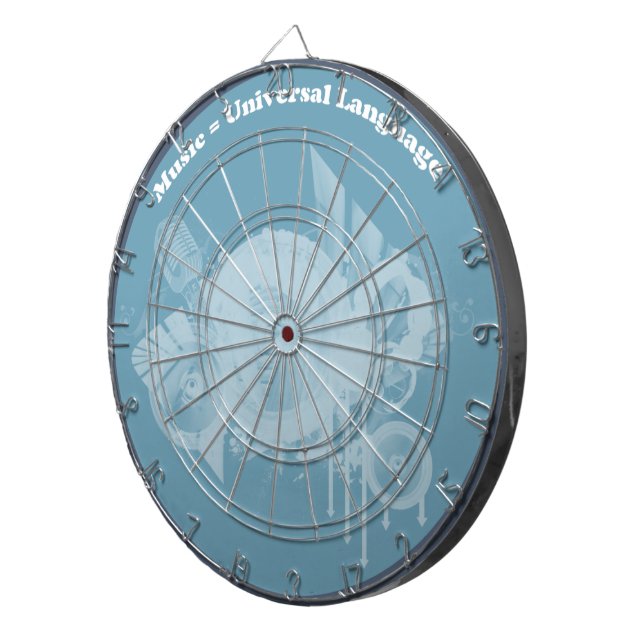 Music Universal Language Dartboard (Front Right)
