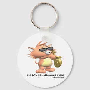 Music-Universal-Language Key Ring