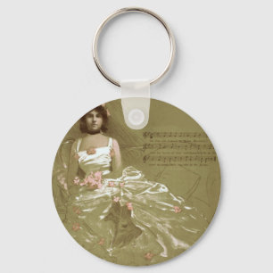 music victorian key ring