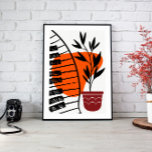 Music Wall Art Decor<br><div class="desc">The muted colours and minimalist design make this print the perfect addition to any modern,  boho,  or mid-century inspired decor. Printed on high-quality canvas or poster paper,  this print is sure to make a statement in any room.</div>