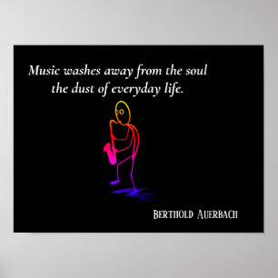 Music washes away poster