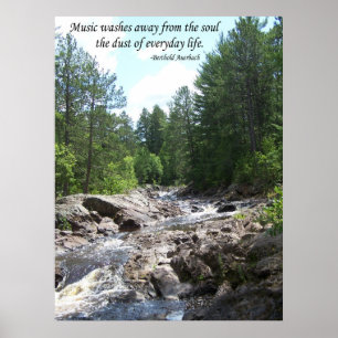 Music Washes The Soul Poster