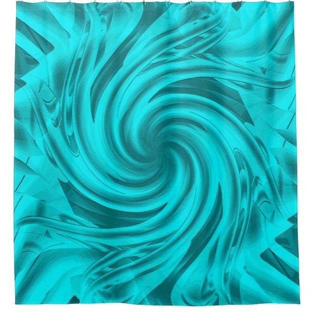 Music waves.... shower curtain (Front)