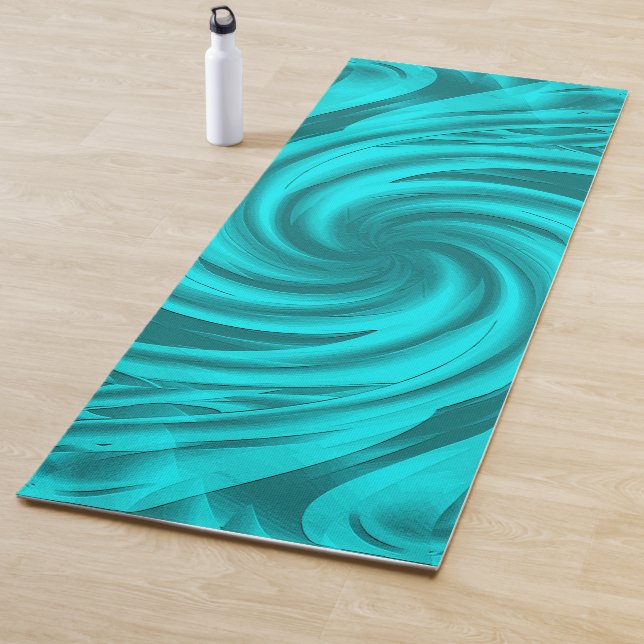 Music waves.... yoga mat (In Situ)