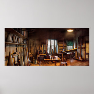 Music - Where the record player was born PANO Poster