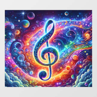 Music Window Cling