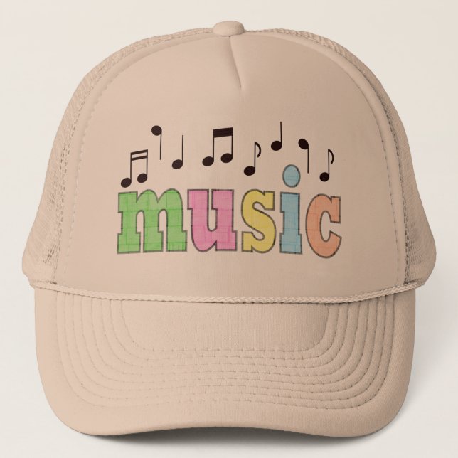 Music with Notes Trucker Hat (Front)