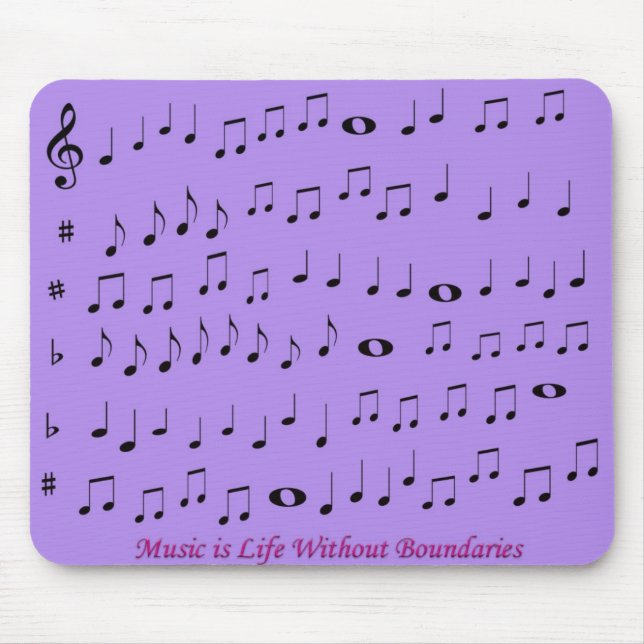 Music Without Boundaries Mouse Pad (Front)