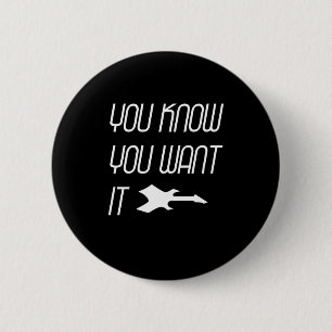 Music You Know You Want Guitar 6 Cm Round Badge