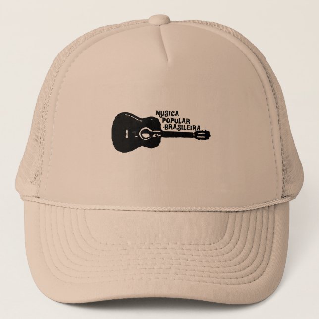 Música popular brasileira trucker hat (Front)
