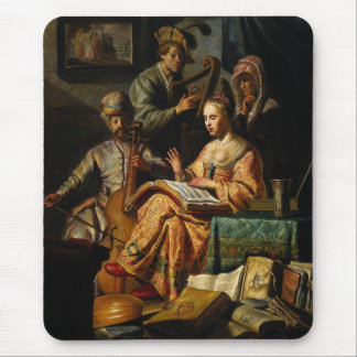 Musical Allegory Mouse Pad