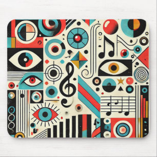 Musical and Artistic Elements Mouse Pad