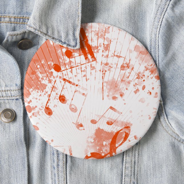 Musical Atmosphere 3 6 Cm Round Badge (In Situ)