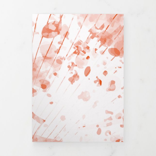 Musical Atmosphere 3 Tri-Fold Holiday Card (Cover)