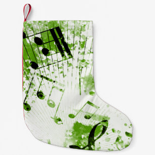 Musical Atmosphere 7 Small Christmas Stocking