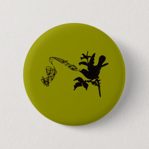 Musical Bird Change Colours 6 Cm Round Badge