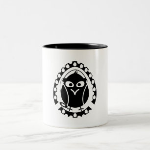 musical bird Two-Tone coffee mug
