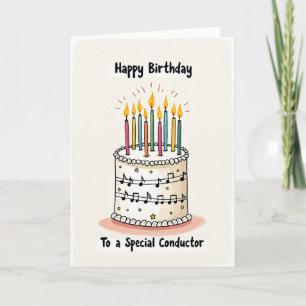 Musical Birthday Cake Card
