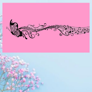 Musical Butterfly Business Card