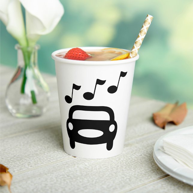 Musical Car Paper Cups (Creator Uploaded)