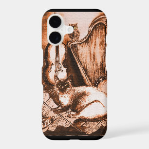 MUSICAL CAT ,Brown and White