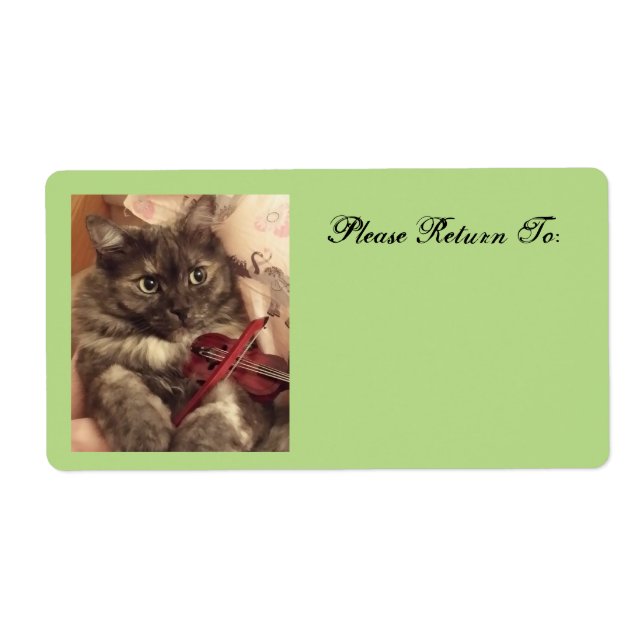 Musical Cat Label by RoseWrites (Front)
