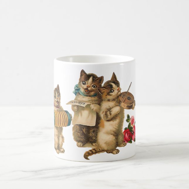 Musical Cats Coffee Mug (Center)