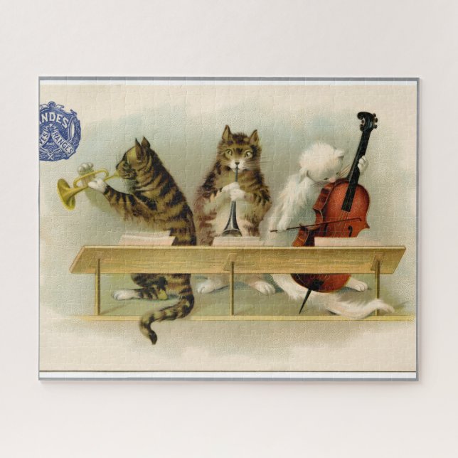 "Musical Cats" Jigsaw Puzzle (Horizontal)