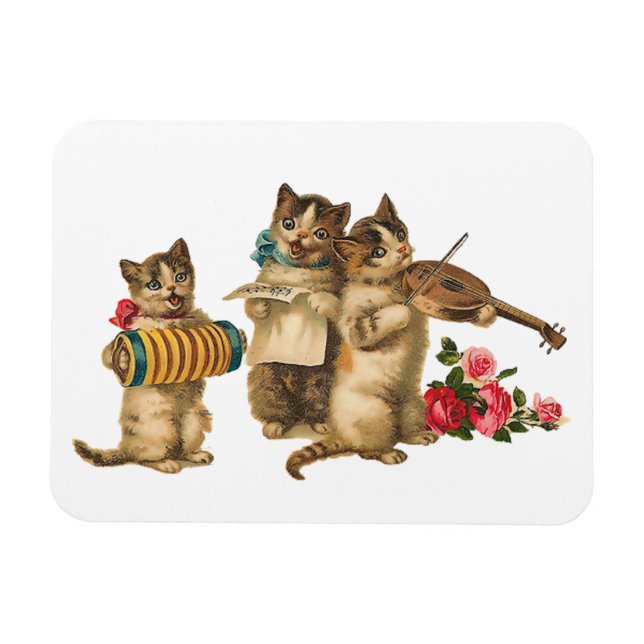 Musical Cats  Magnet (Horizontal)