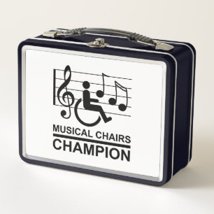 MUSICAL CHAIRS - CHAMPION METAL LUNCH BOX