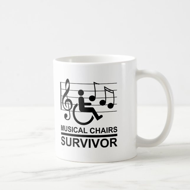 MUSICAL CHAIRS - SURVIVOR COFFEE MUG (Right)