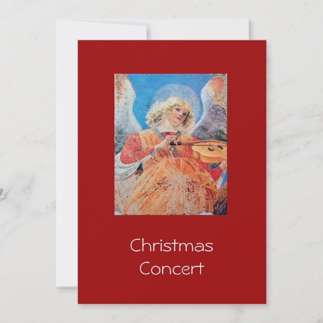 MUSICAL CHRISTMAS ANGEL HOLIDAY CARD (Front)