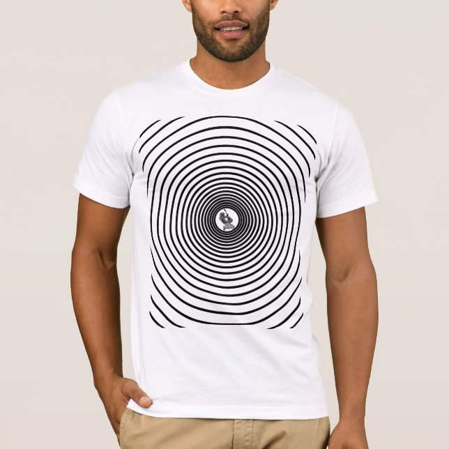 Musical Circles T-Shirt with Guitar Player (Front)