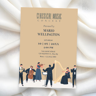 Musical Classic concert  Invitation