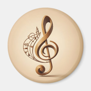 Musical Clef Note Magnet