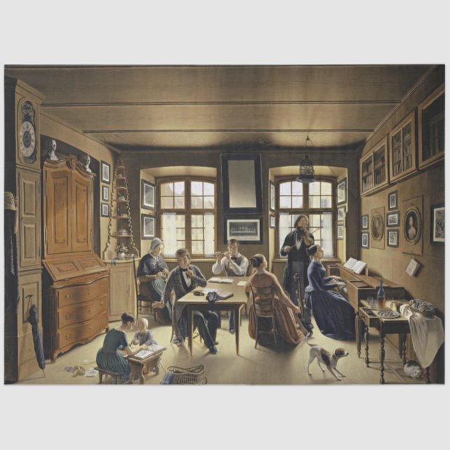 Musical Concert in Basel (by Sebastian Gutzwiller) Tissue Paper (Front)