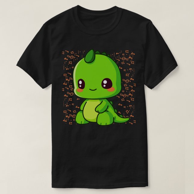 Musical Dino T-Shirt (Design Front)